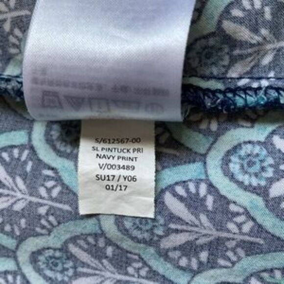 OLD NAVY Tropical Floral Dress  Sleeveless White Green Blue Yellow Womens Large - Picture 12 of 14